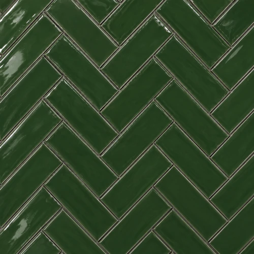 Handvorm Oud Groen Glans 7,5x30